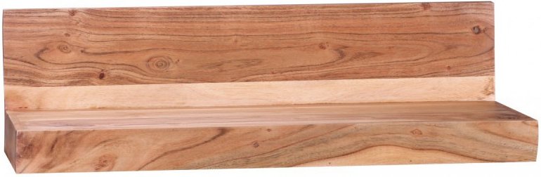 Massivholz Wandregal 60 cm Akazie