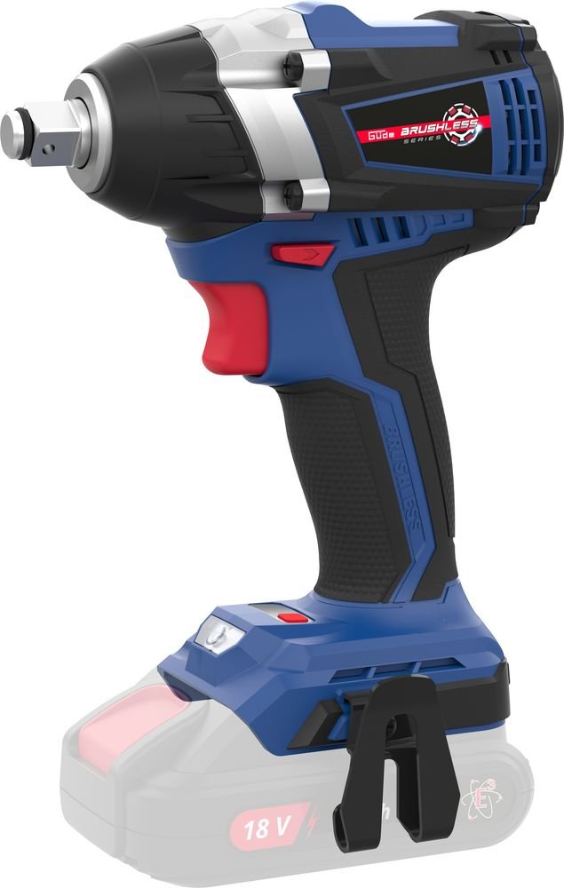 Güde Akku Schlagschrauber BSS 18 1 2-0 BL inklusive Ladegerät & Akkupack Starter-Kit Set