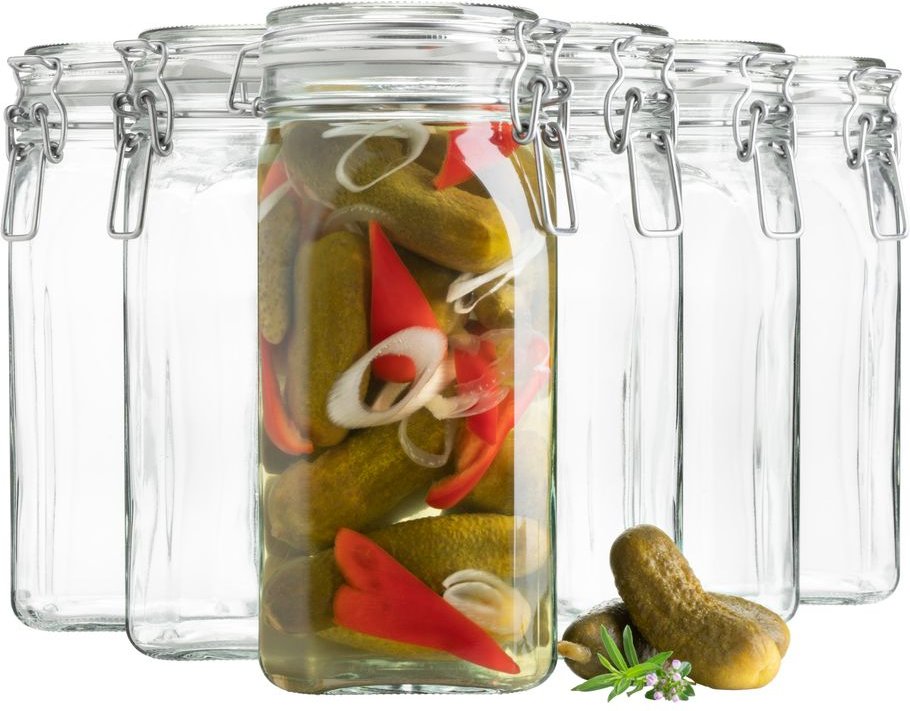 Serie Gothika, Einmachglas 2500 ml, 6er Set