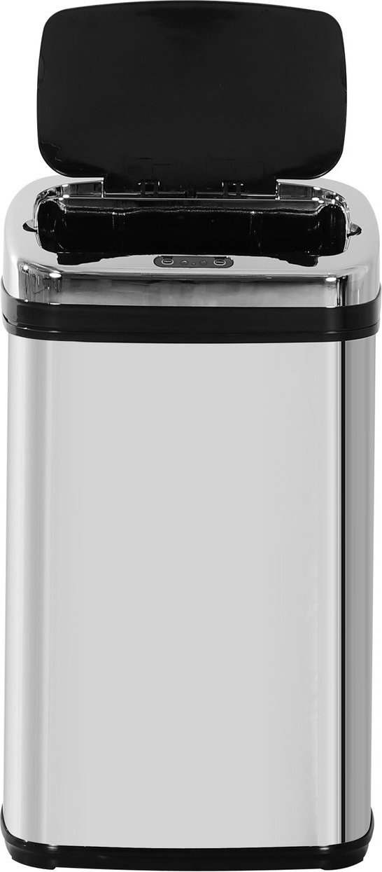 Edelstahl Automatik Mülleimer Abfalleimer IR Sensor mit/ohne Inneneimer rund viereckig (30L)