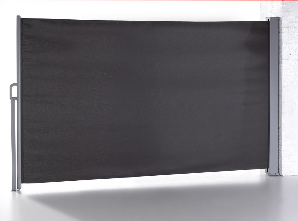 Seitenmarkise Balkonmarkise aus Aluminium, ca. 4,5 x 1,8 m - Anthrazit