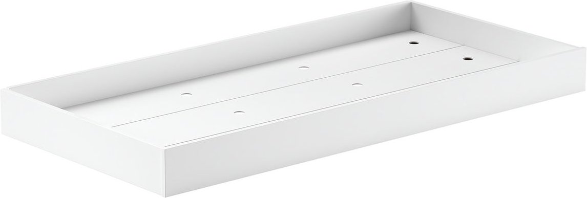 VIPACK - FAGUS weiß Bettschublade auf Rollen, 90 x 190 cm, Buche teilmassiv