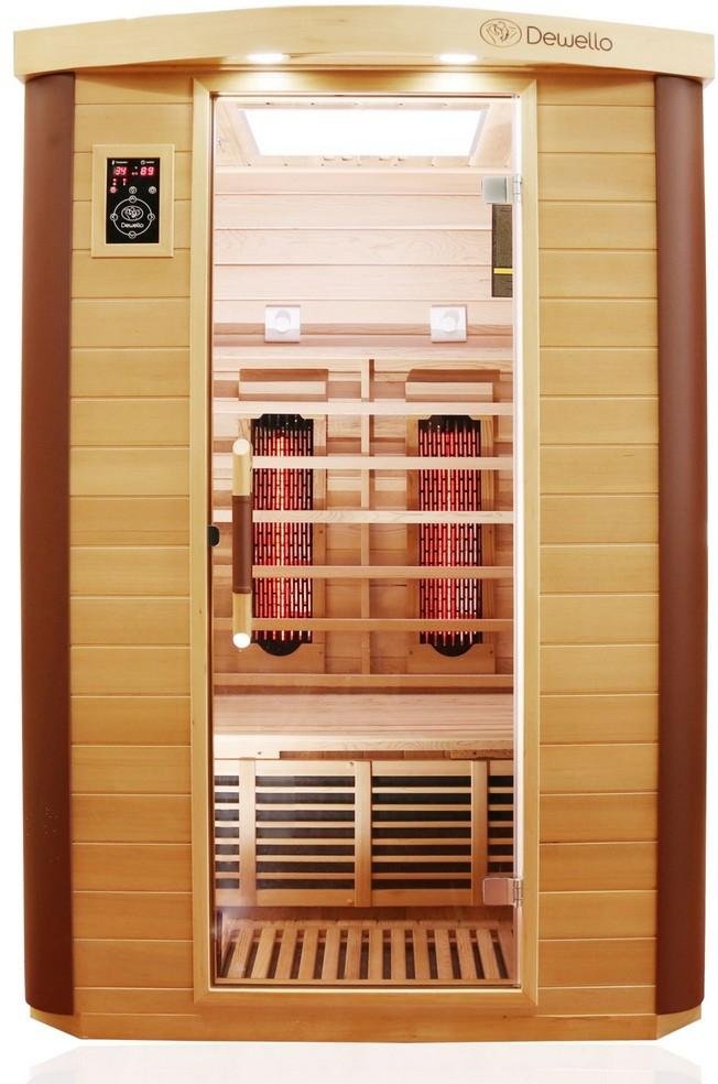 Thumbnail - Infrarotkabine Infrarotsauna TORONTO 127cm x 106cm x 190cm Vollspektrum