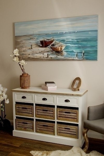 Sideboard "Provence", mit 3 Schubladen und 6