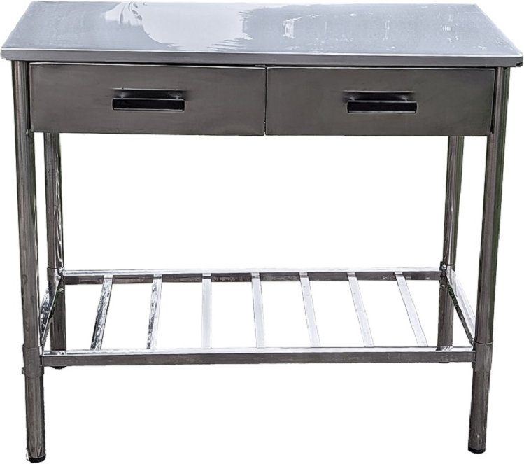 Thumbnail - Arbeitstisch aus Edelstahl für Outdoorküche