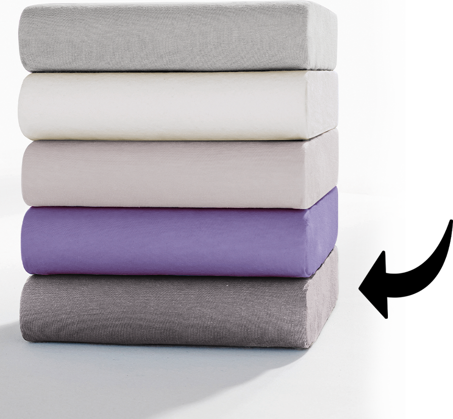 Boxspringbett-Jersey-Spannbetttuch - ca. 180 x 200 - 200 x 220 cm