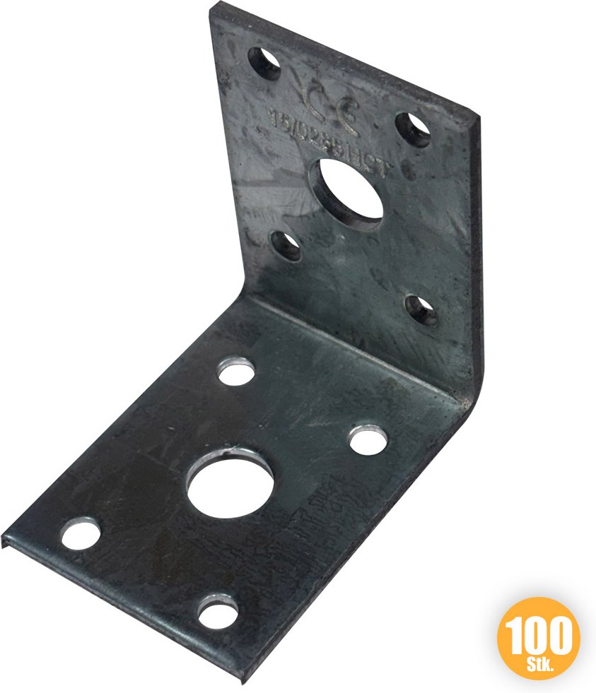 Thumbnail - Winkelverbinder 100Stk. 50 x 50 x 35 x 2,0 mm