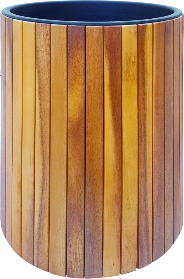 Pflanzkasten, Pflanztopf, Blumentopf, Blumenkasten, Blumenkübel 34 x 50cm FSC braun