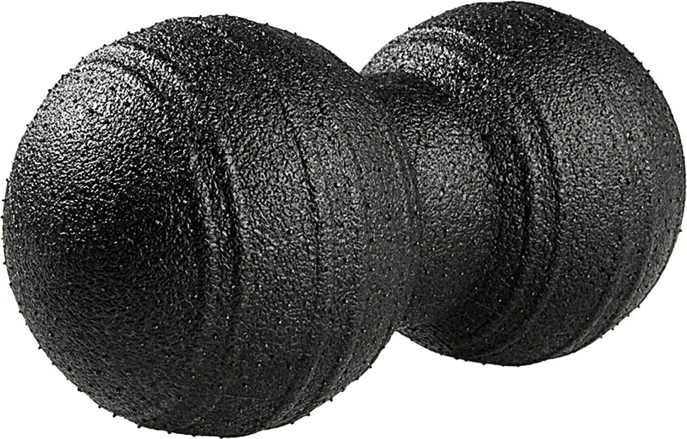 Massagerolle Double Ball - Schwarz