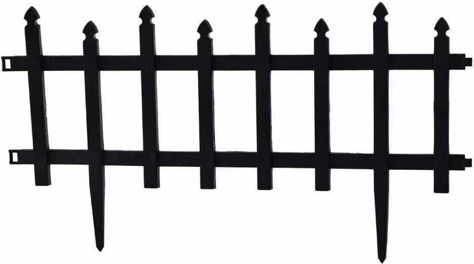 Gartenzaun-Set 10 teilig aus PP, ca. 60 x 30,5 cm