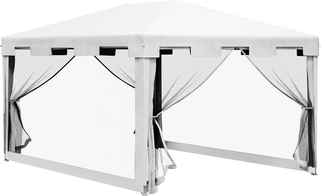 Outsunny Pavillon Partyzelt Gartenzelt Gartenpavillon Festzelt mit Seitenwänden