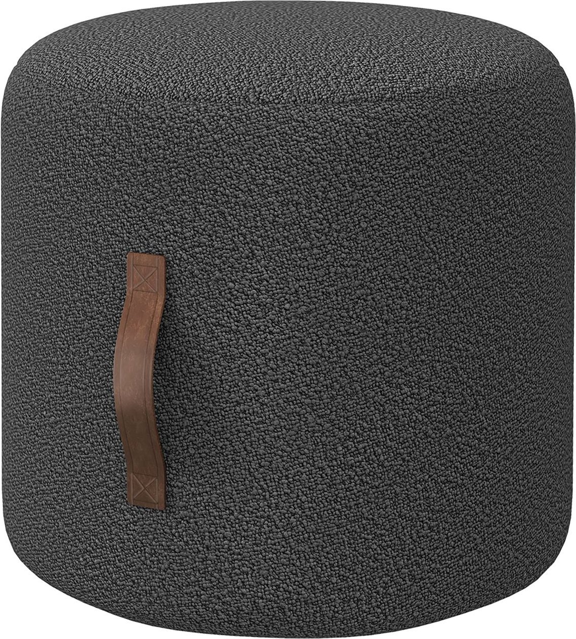 Thumbnail - HOMCOM Sitzhocker Fußhocker, Polsterhocker, Ottomane mit Griff, Samtoptik