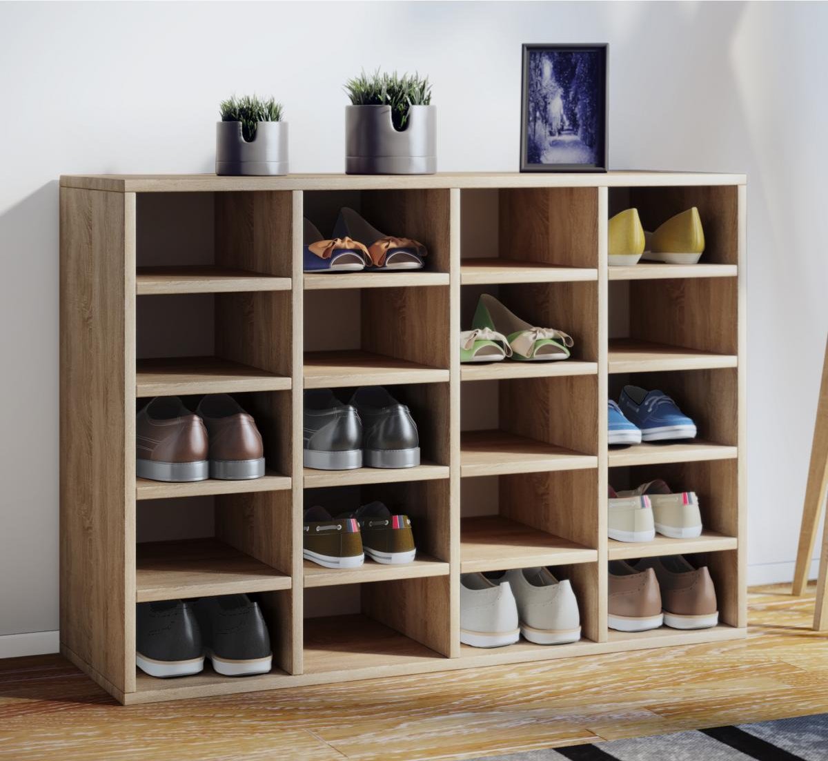 Schuhschrank Hinsol L Sonoma-Eiche