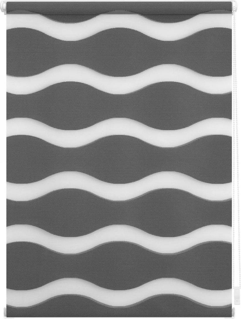 Thumbnail - Duo Rollo Welle Klemmfix, ohne Bohren, Anthrazit, 80 cm x 150 cm (B x L)