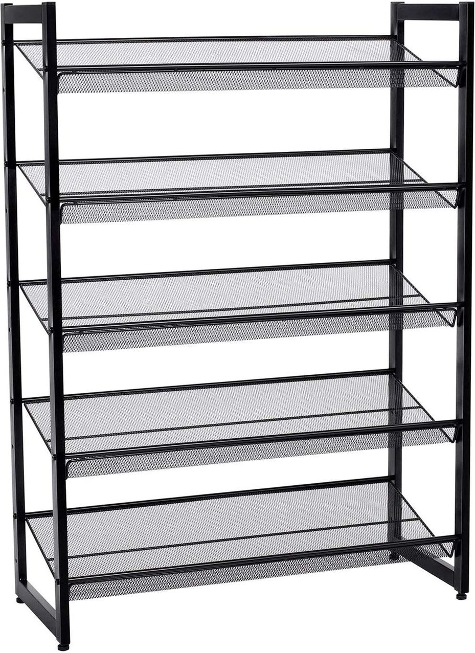 Schuhregal mit 5 Ablagen, für 15-20 Paar Schuhe