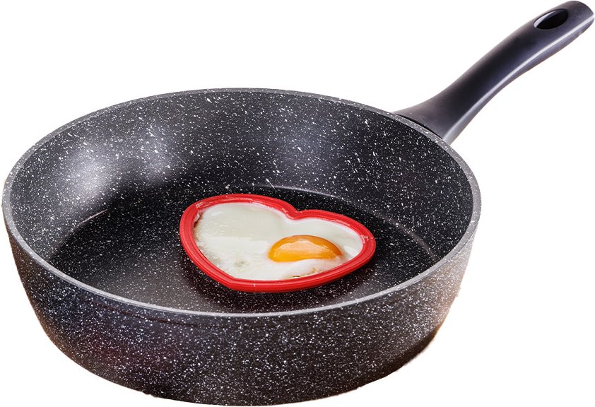 Aluguss Hochrandpfanne Homer- Ø ca. 24 cm + Gratis Pfannenwender