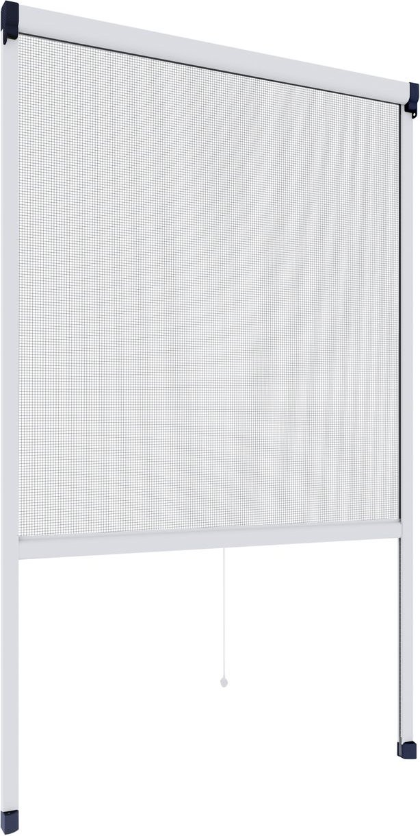 Insektenschutz -Rollo Fenster 130x160cm Weiß