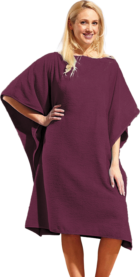XL-Badetuch- Poncho 2 in 1