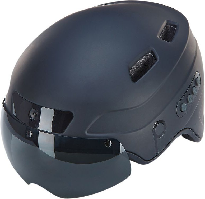 Fahrradhelm Smart Helm INMOLD, 58-61cm, schwarz