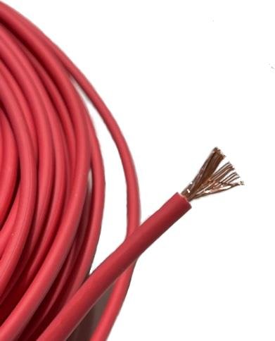 Batteriekabel H07V-K 4 mm² Stromkabel PVC Rot 20m