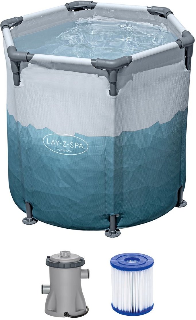 Thumbnail - LAY-Z-SPA® Eisbad Glacial Dip™ mit Filterpumpe Ø 90 x 80 cm, rund
