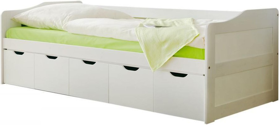 Sofabett mit Schubkästen "Maria" weiß