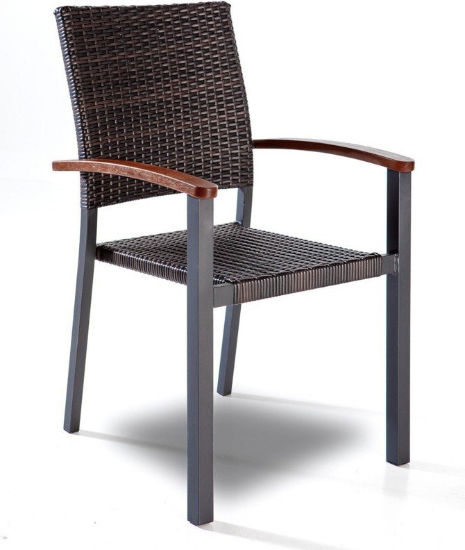 Stapelstuhl "Genua" - Braun SE