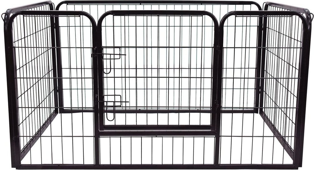 Welpenauslauf Laufstall Freigehege Welpenzaun Stahl Freilaufgehege 2-Maße