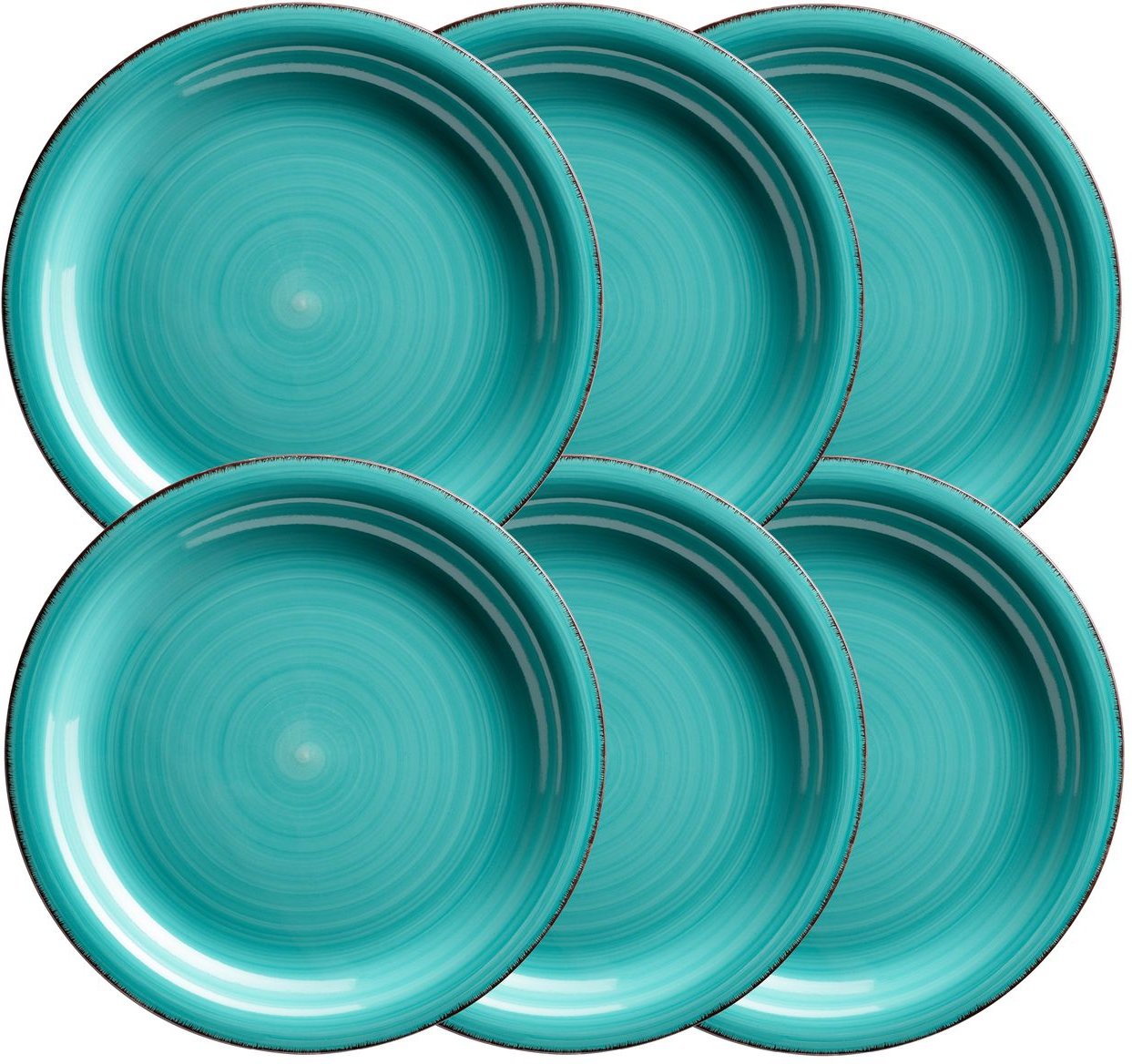 Teller flach 27 cm, 6-er Set, LAGUNA