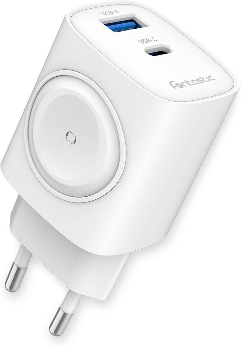 Fontastic USB Ultra Schnell-Reiselader „WiGan“+ Wireless charger