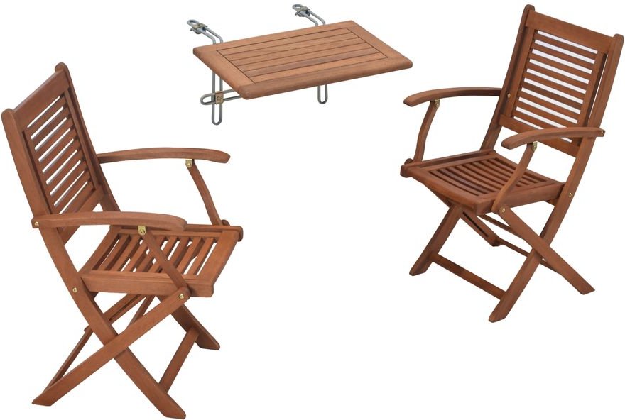 Cordoba Set 3tlg. Balkonhängetisch