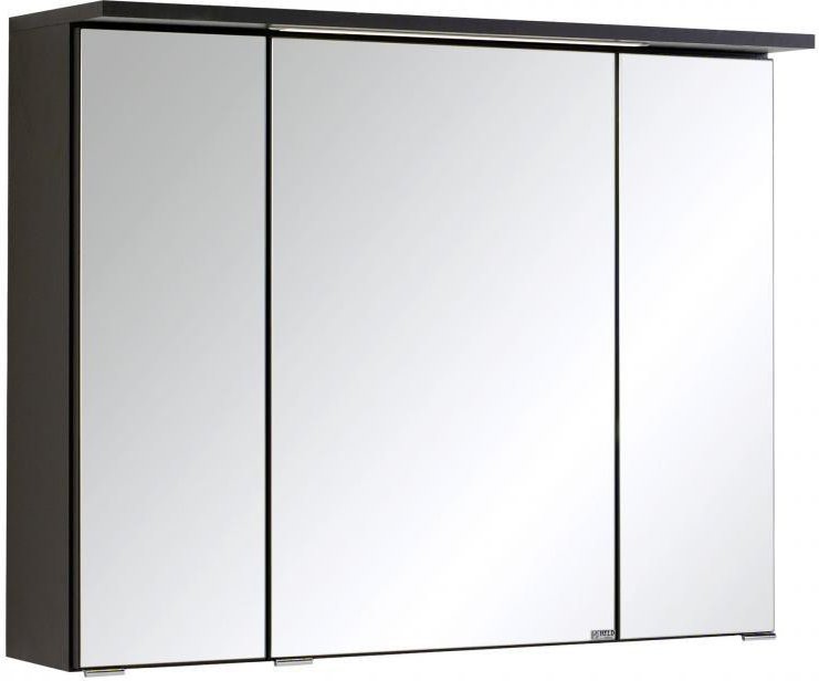Thumbnail - Held Bologna Spiegelschrank 80 graphitgrau