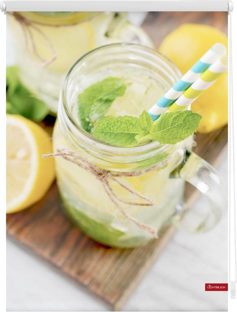 Rollo Klemmfix, ohne Bohren, blickdicht, Limo - Gelb, 80 x 150 cm (B x L)