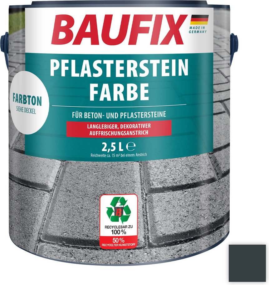 Pflasterstein-Farbe - Anthrazitgrau 2,5L