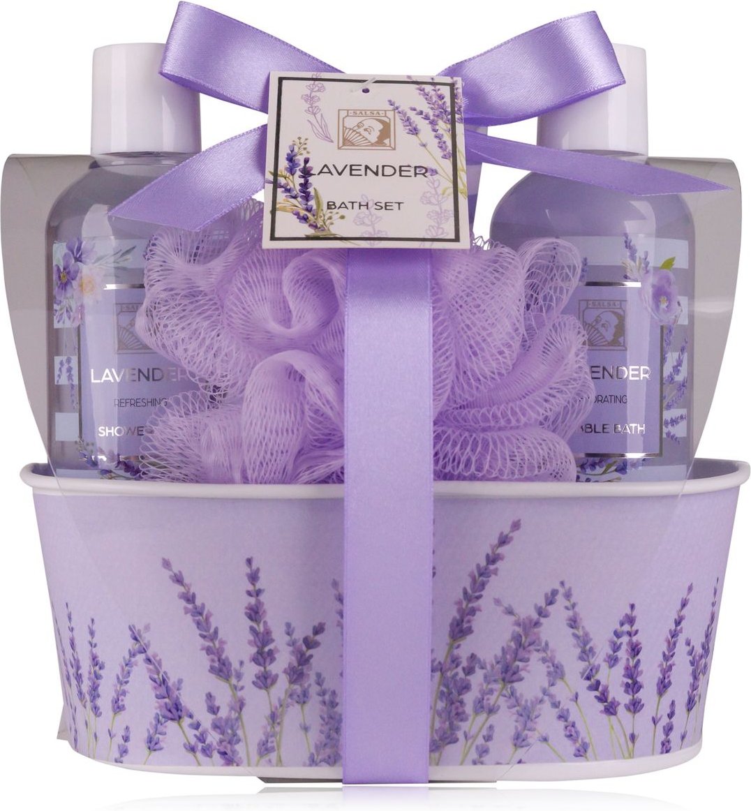 Thumbnail - Badeset LAVENDEL in Metallbox