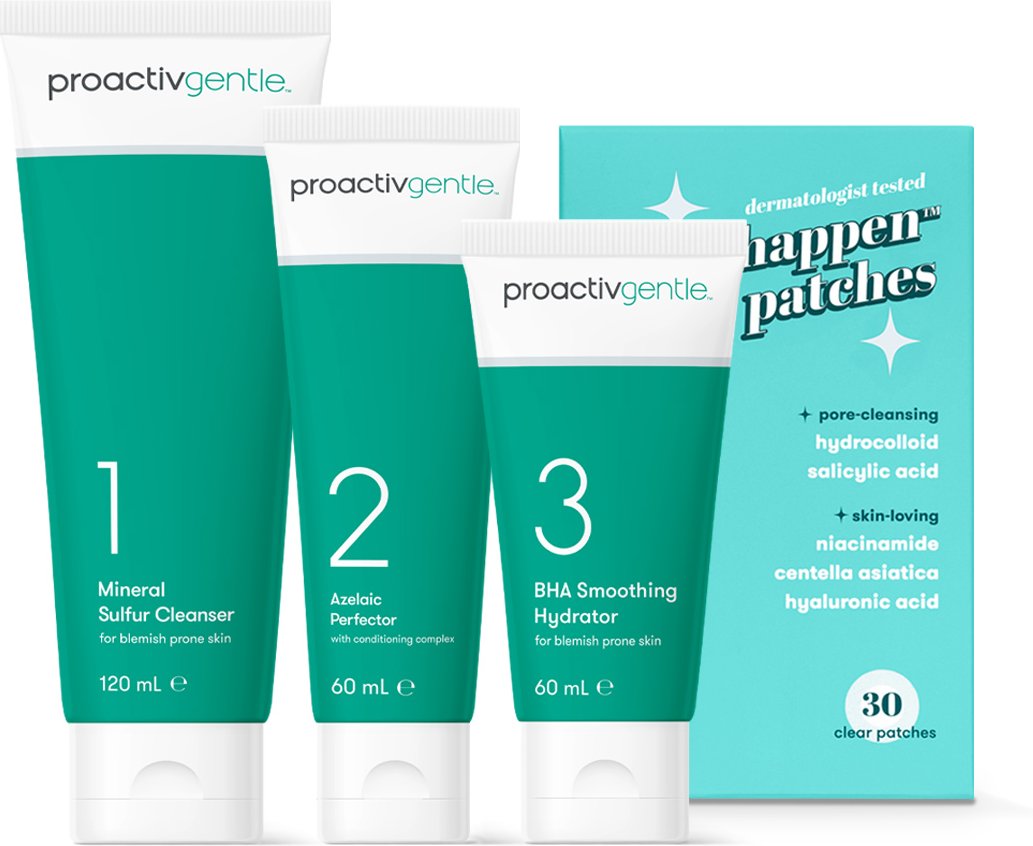 Proactiv Gentle 60 Tage Routine 240 ml + 30 Zits Happen Patches