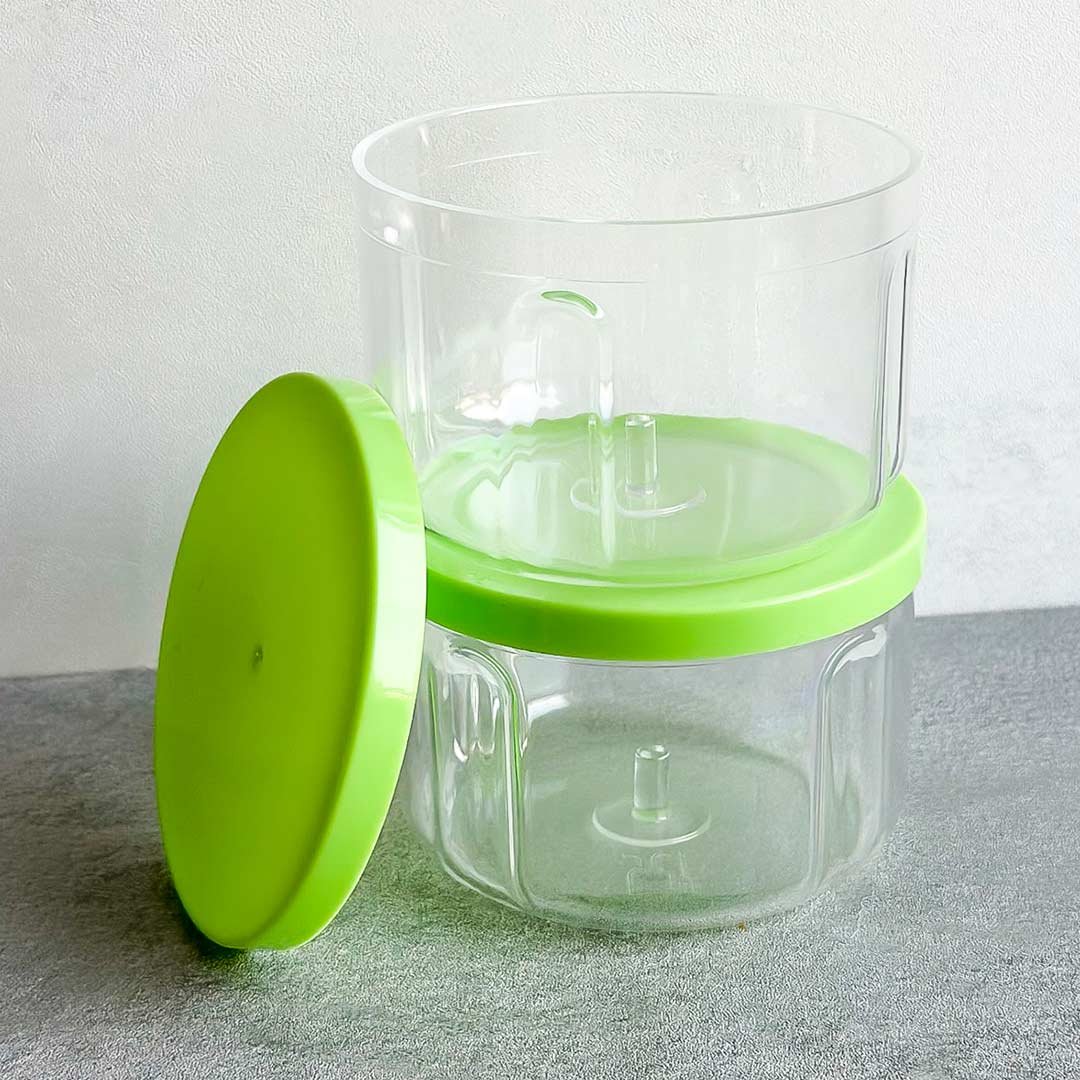 Livington 3 Seconds Chopper 2er Aufbewahrungsset mit Deckel