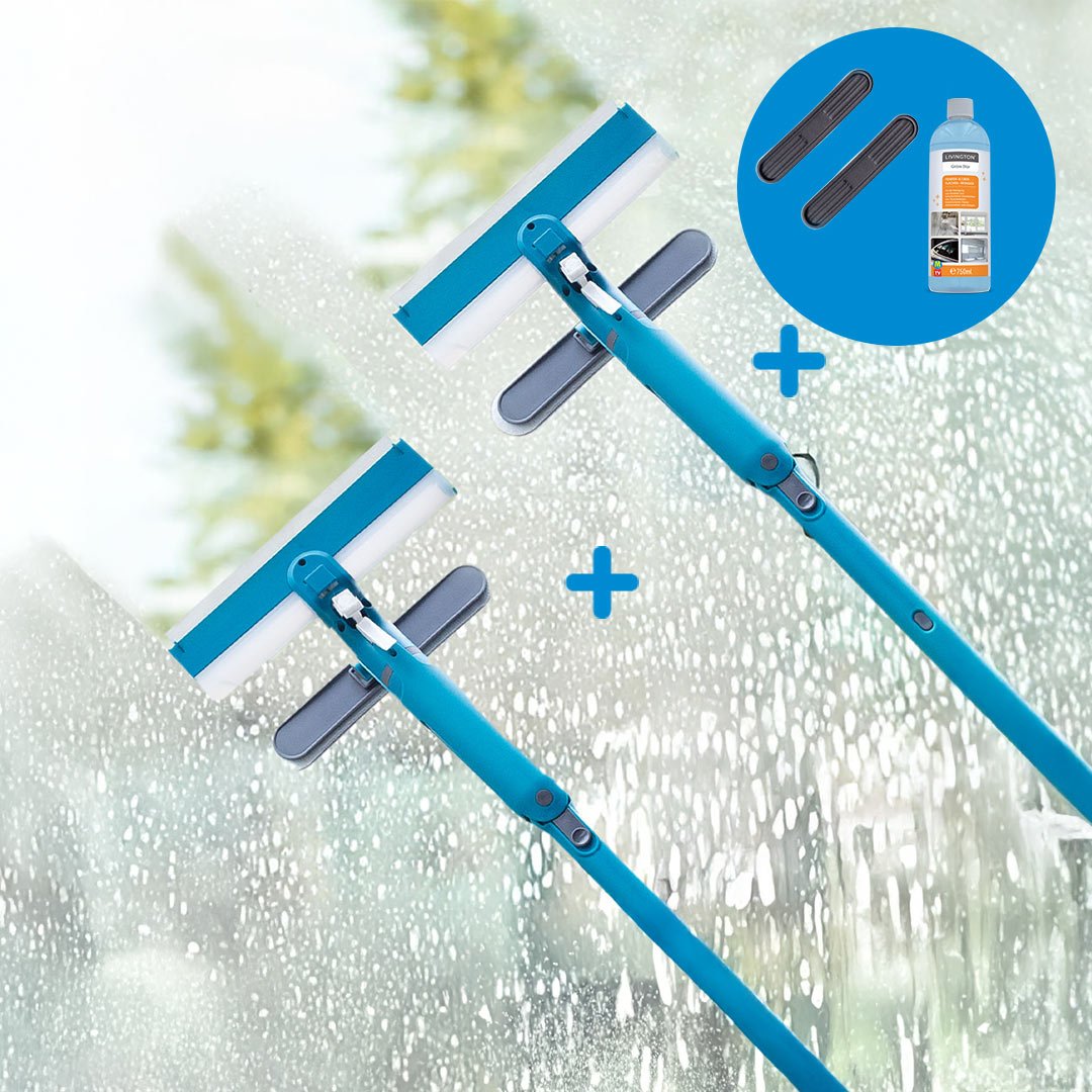 Livington WindowBuddy 3in1 Fensterreinigungsgerät 1+1 GRATIS