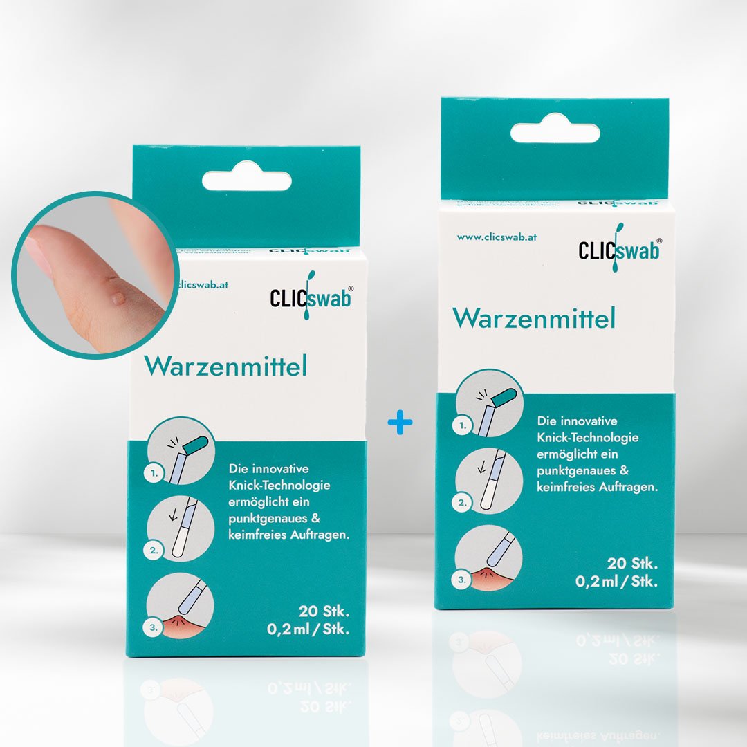 CLICswab Warzenmittel DOPPELPACK