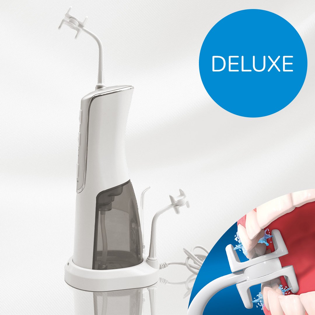 CorpCare MiracleSmile elektrische Munddusche Deluxe inkl. Akku & Ladestation