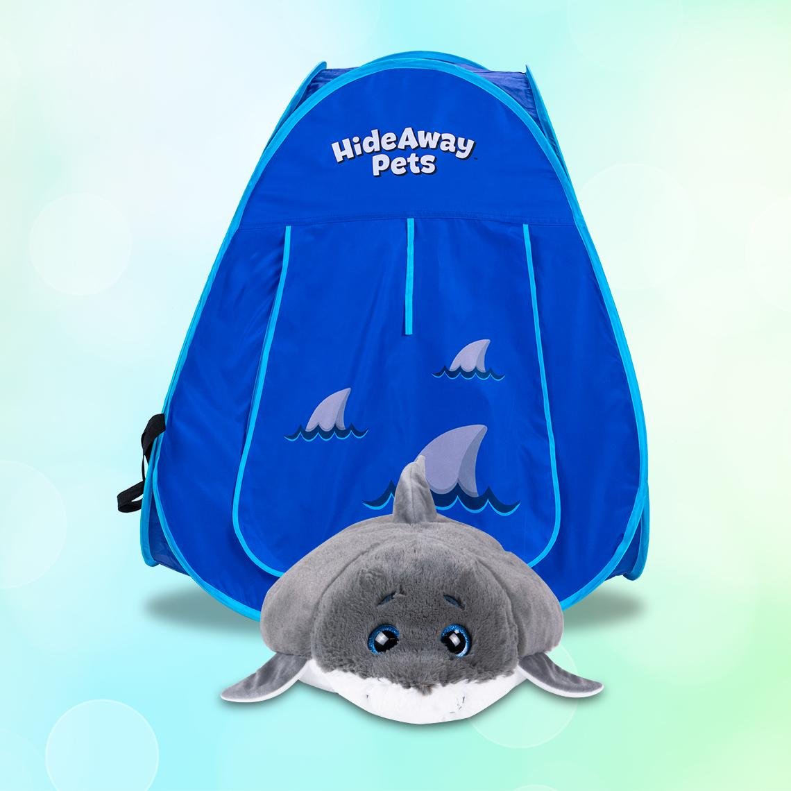 Hideaway Pets Kuscheltier mit entnehmbarem Spielzelt Haifisch