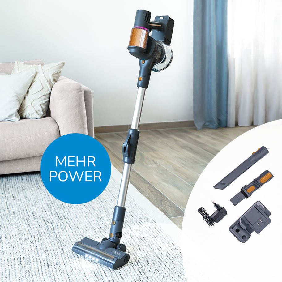 Livington Sense IQ Akkusauger mit Staubsensor & Knickgelenk Plus