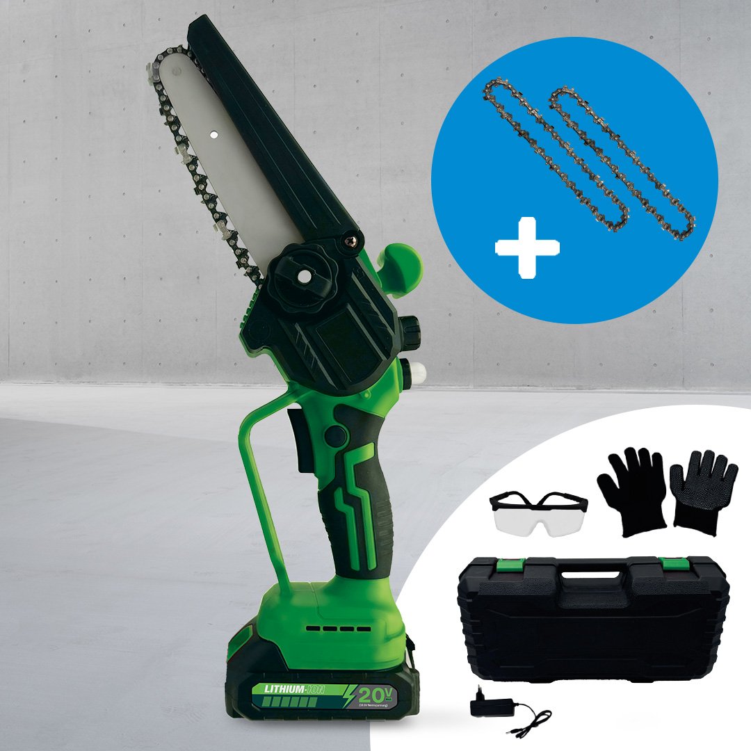 Hammersmith PocketSaw Pro Mini Akku Kettensäge inkl. 2x Ersatzkette