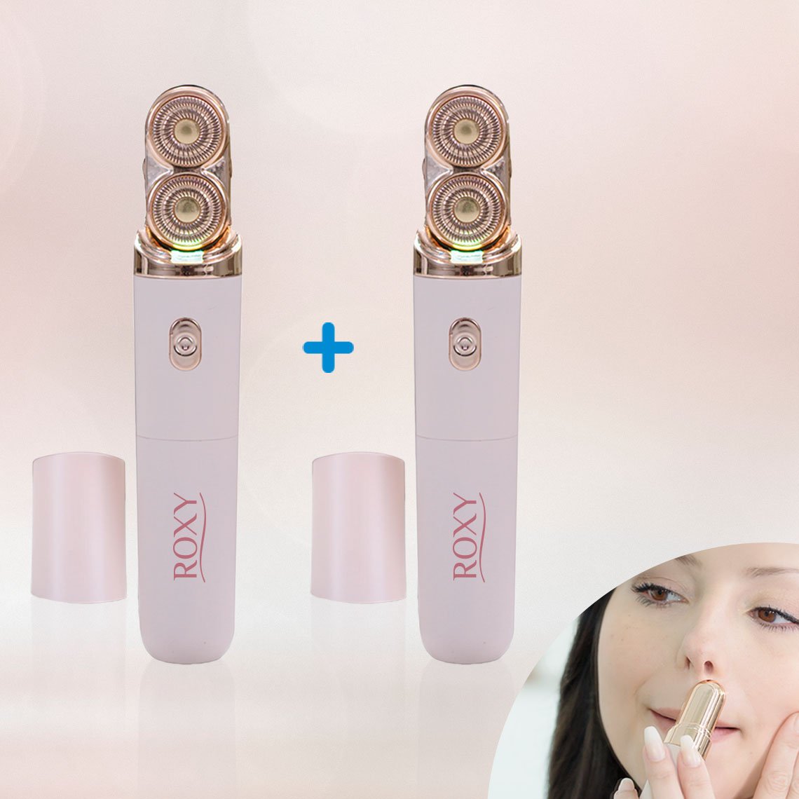 Roxy Body & Face kompakter Damenrasierer 1+1 GRATIS