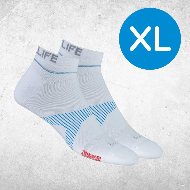 NeuroSocks Athletic NoShow Socken weiß / XL (47-50)