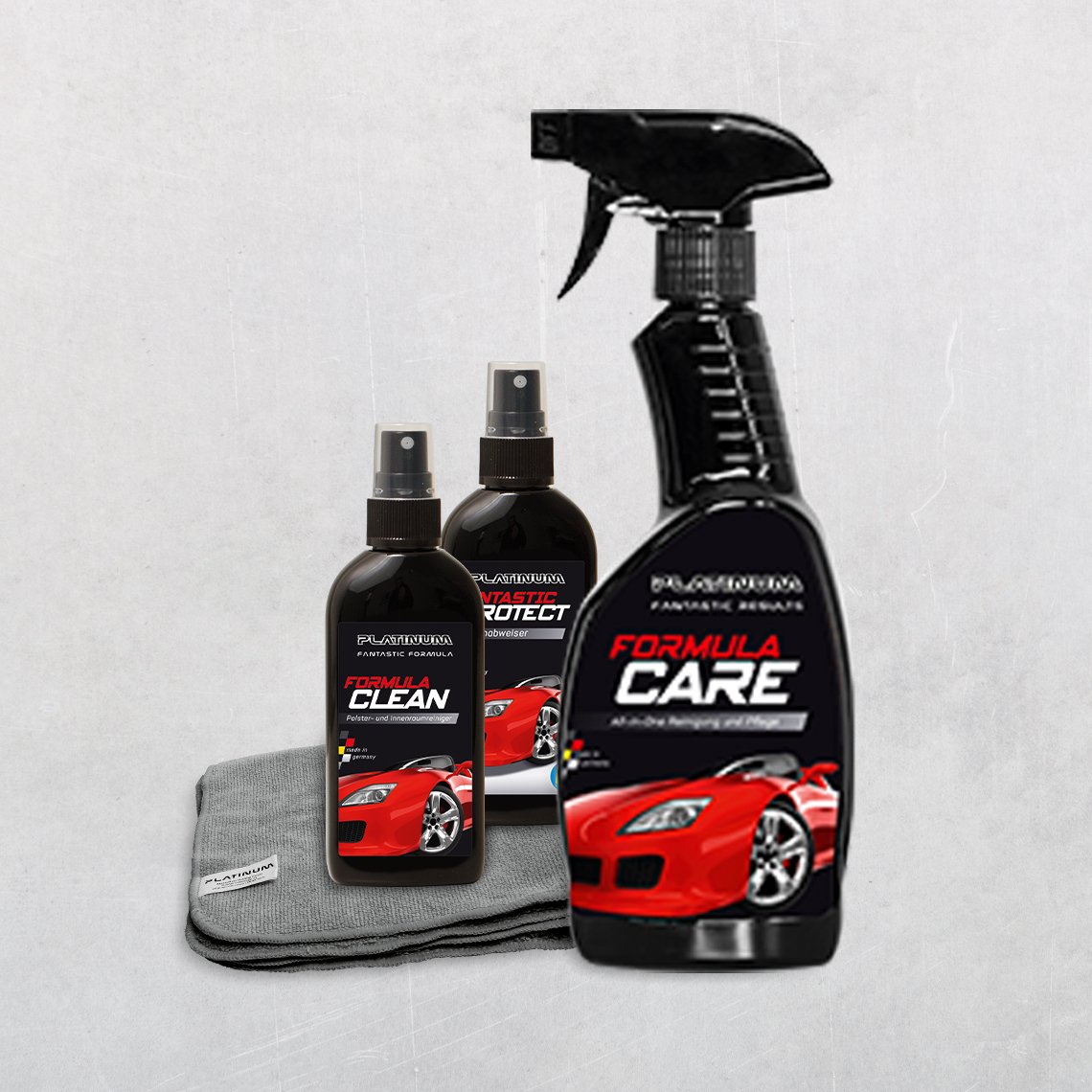 Platinum Fantastic Results Autopflege-Set inkl. Mikrofasertuch GRATIS