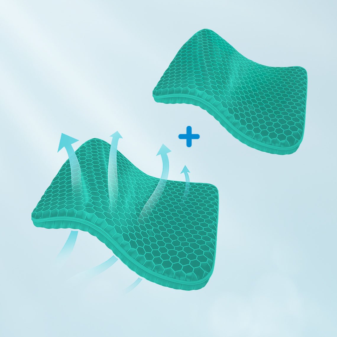 Dreamolino SoftSitter Sitzkissen mit Wabenstruktur 1+1 GRATIS