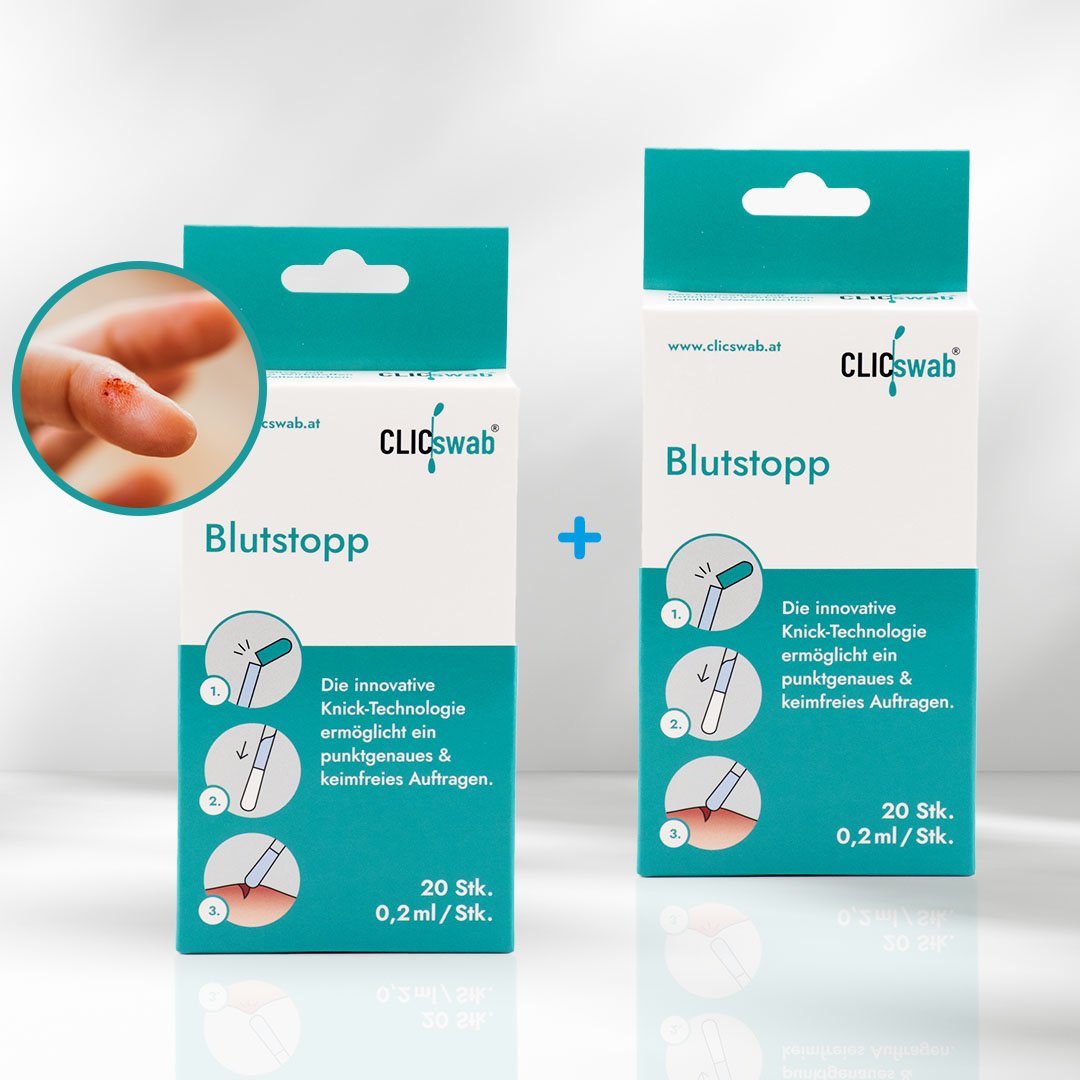 CLICswab Blutstopp DOPPELPACK