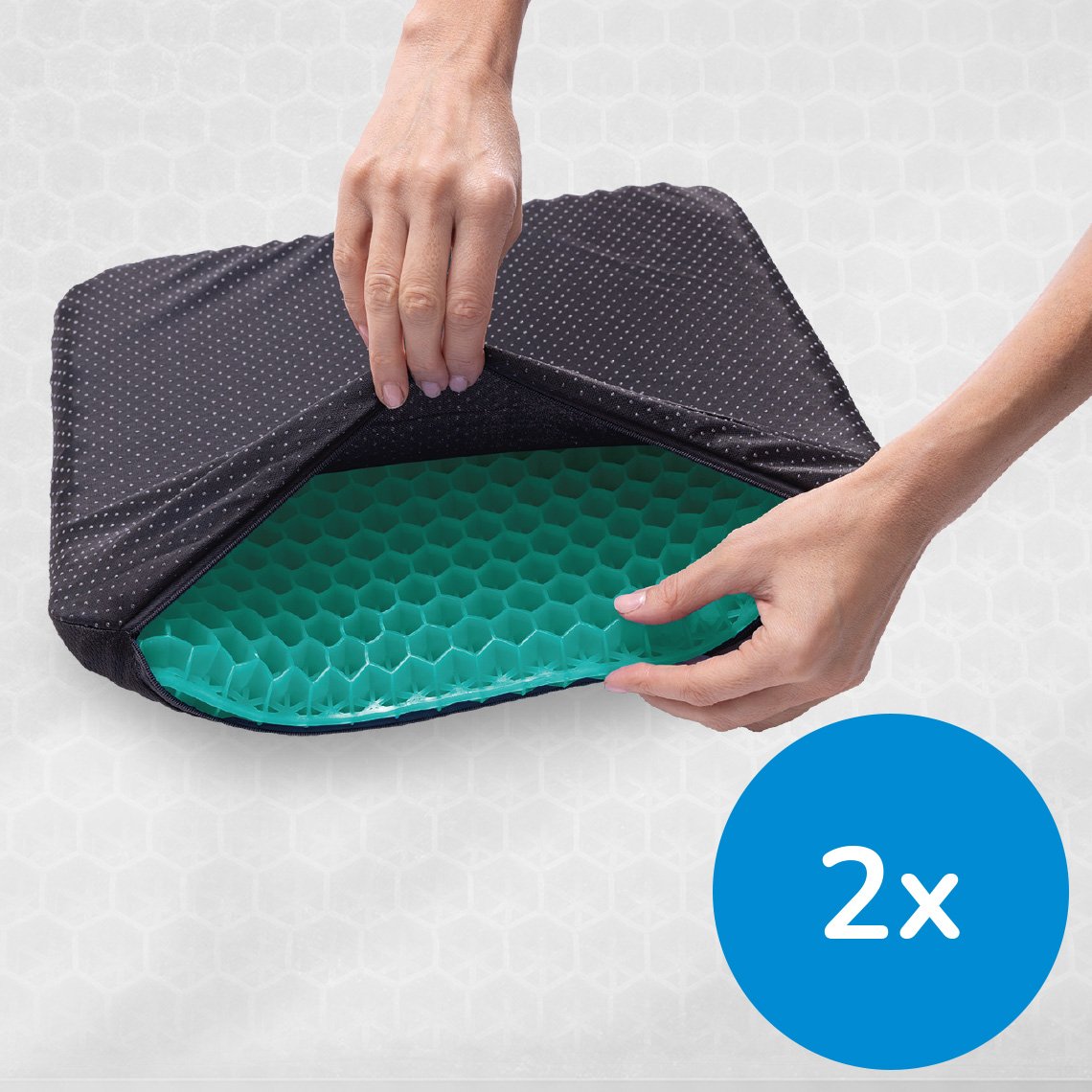 Dreamolino SoftSitter Überzug für Sitzkissen 2er Set