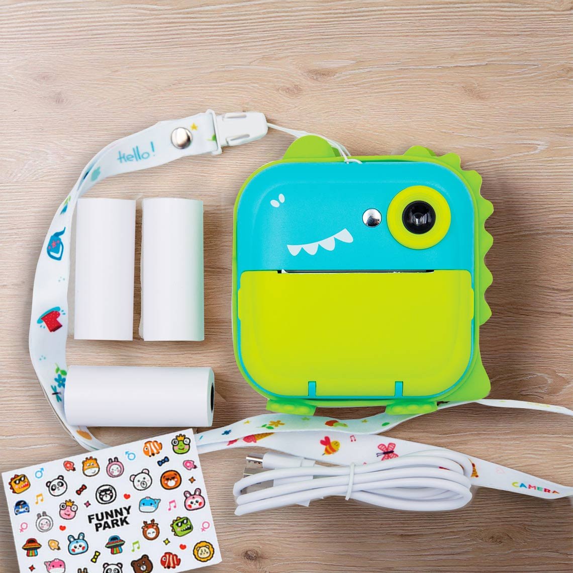 Klickidoo multifunktionale Sofortbild-Digitalkamera für Kinder